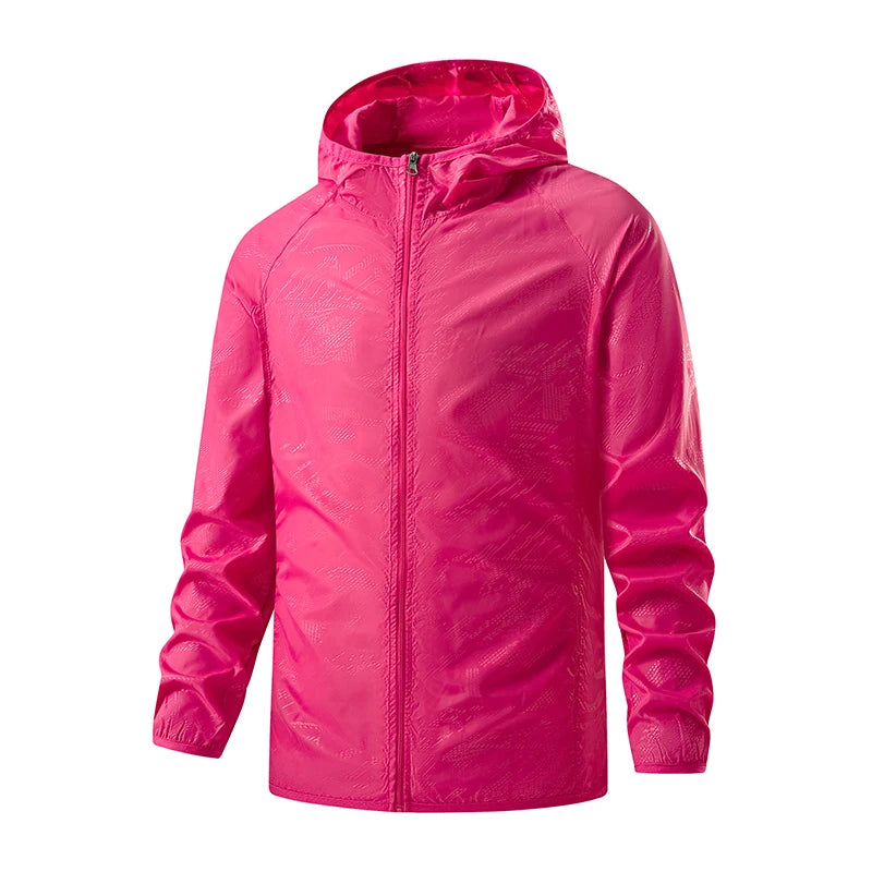 JNLN-Vestes de randonnée imperméables unisexes, coupe-vent de protection solaire, manteau de pluie extérieur, vêtements portables, camping et escalade, hommes et femmes