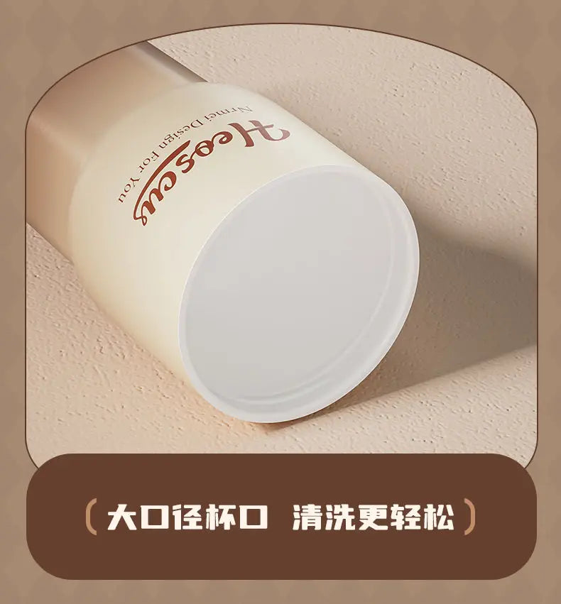 NRMEI-Tasse isotherme en céramique pour étudiants, tasse à thé au lait, tasse à eau de bureau, haute beauté, hommes et femmes