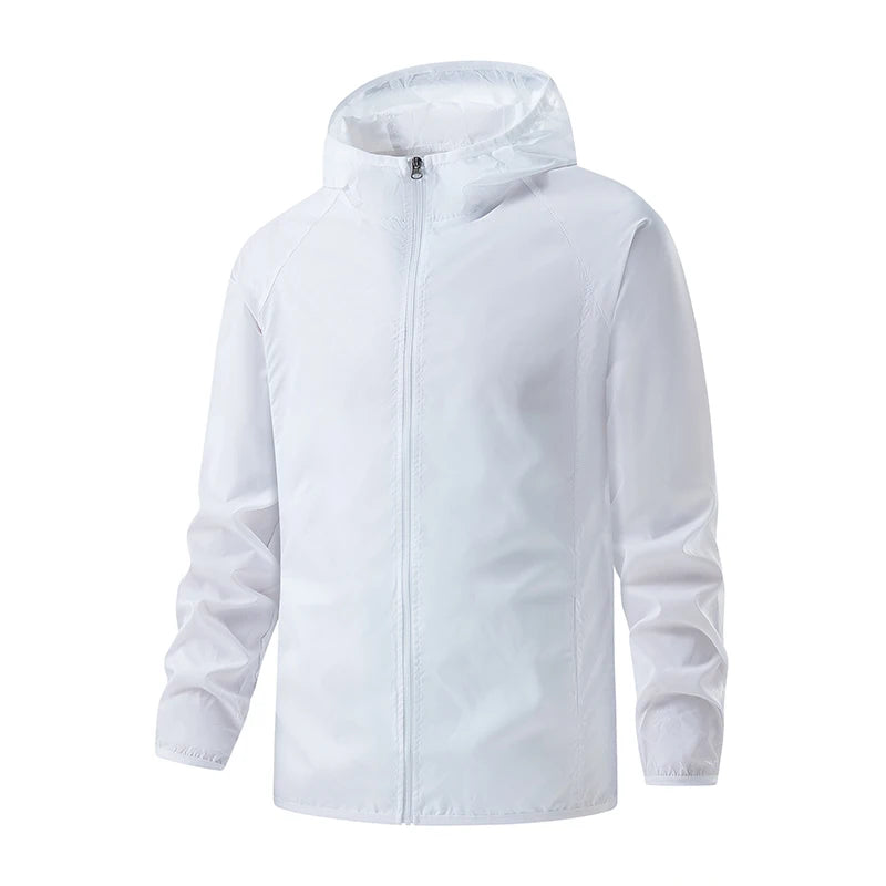 JNLN-Vestes de randonnée imperméables unisexes, coupe-vent de protection solaire, manteau de pluie extérieur, vêtements portables, camping et escalade, hommes et femmes