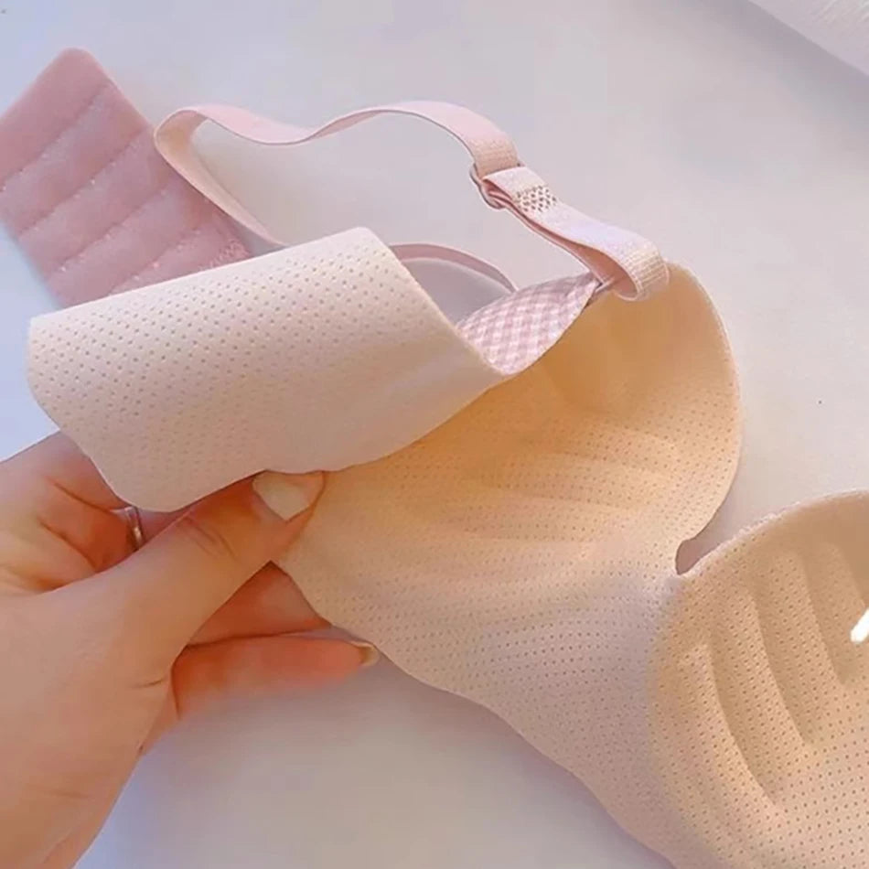 Soutien-gorge Push Up sans couture pour femmes, Style Preppy, sous-vêtements Sexy, confortable, respirant, débardeur, bretelles amovibles, été