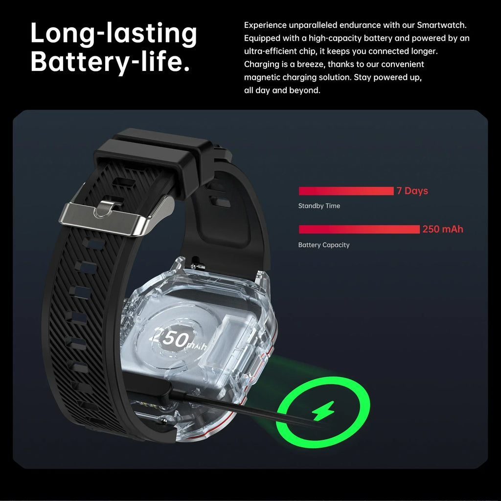 2024 nouveau pour Xiaomi montre intelligente militaire hommes étanche Sports de plein air Fitness Tracker moniteur de santé 2.19 "BT appel Smartwatch