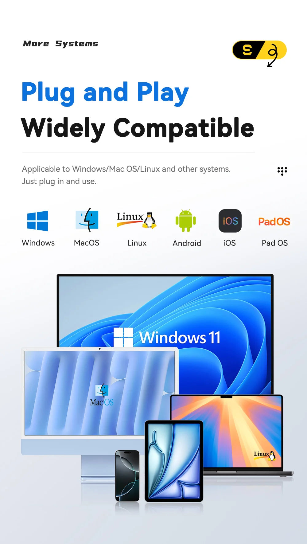 Essager 7 Ports USB HUB 3.0 haute vitesse Multi USB 3.0 répartiteur Type c USB 2.0 extenseur adaptateur secteur pour ordinateur PC