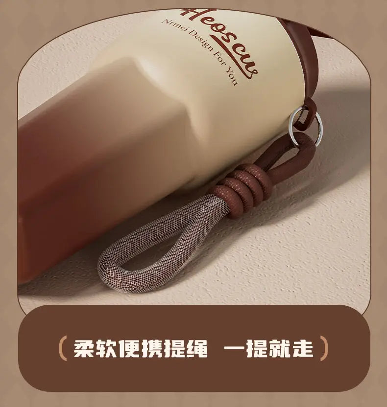 NRMEI-Tasse isotherme en céramique pour étudiants, tasse à thé au lait, tasse à eau de bureau, haute beauté, hommes et femmes