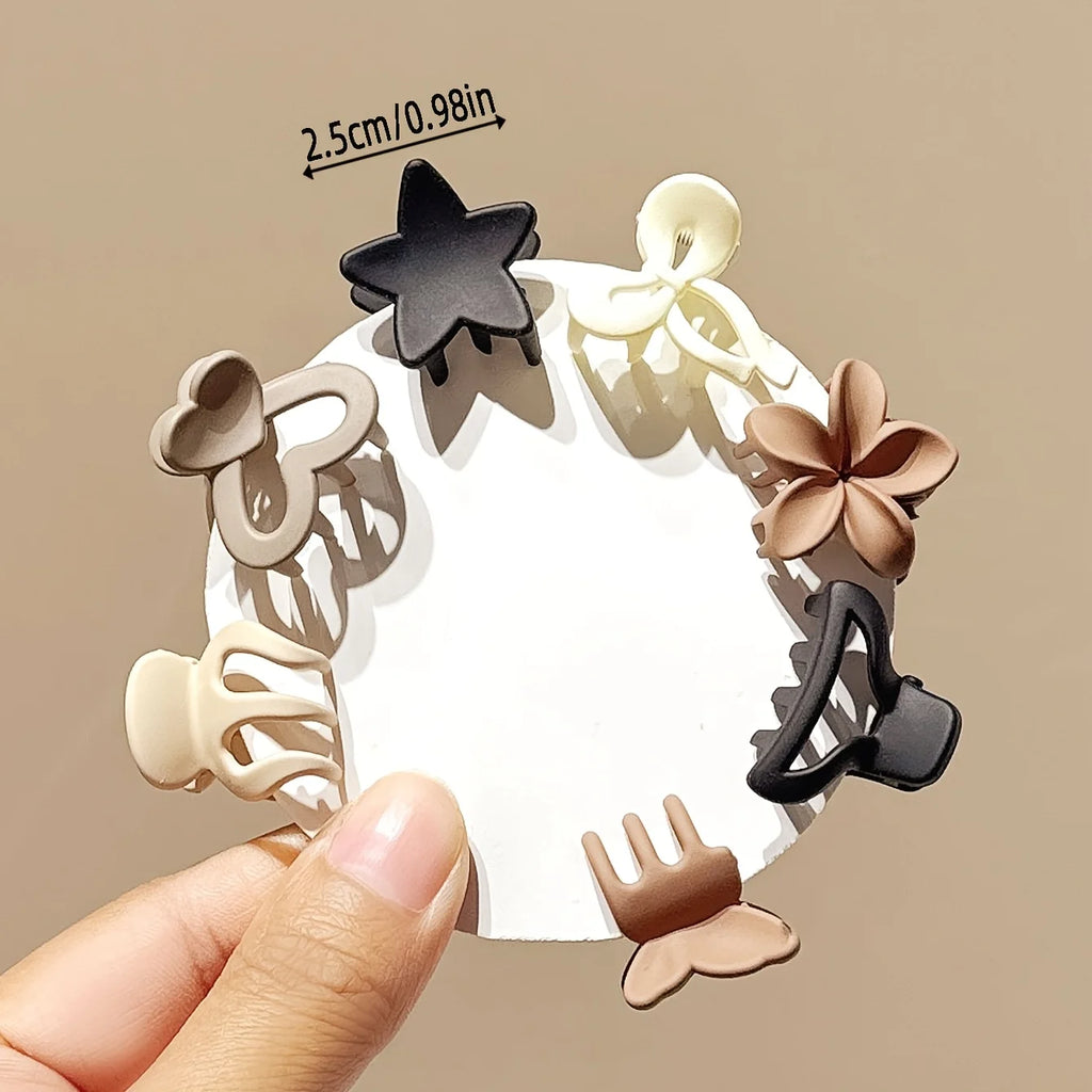 5/10/20/30 pièces de petits clips mixtes beiges, accessoires mignons pour filles, parfaits pour un usage quotidien, des Occasions spéciales ou des cadeaux de voyage
