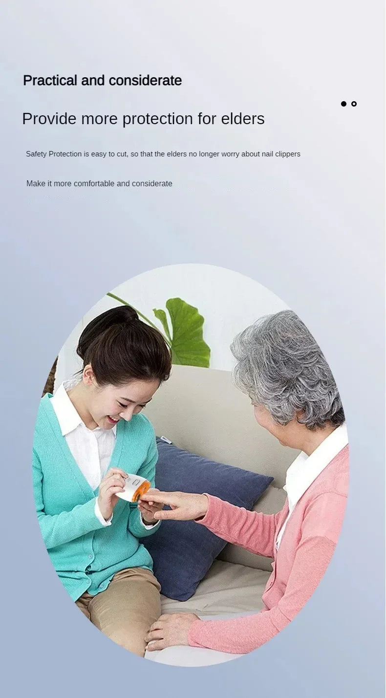 XIAOMI MIJIA 2in1 coupe-ongles électrique intelligent automatique poli armure garniture coupe-ongles adapté coupe-ongles pour les enfants