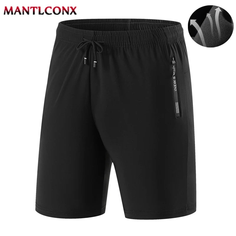 Short de Sport d'été pour hommes, vêtements de Sport Cool, Shorts de course, bas décontracté, Fitness, entraînement, Jogging, pantalons courts pour hommes, noir et gris