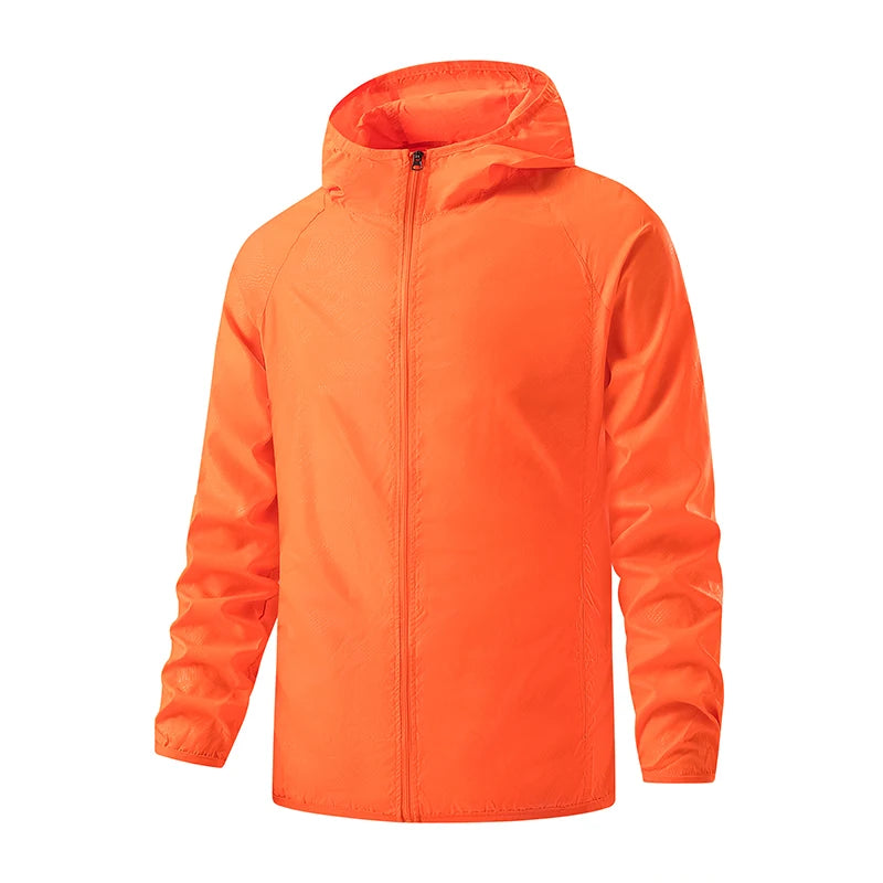 JNLN-Vestes de randonnée imperméables unisexes, coupe-vent de protection solaire, manteau de pluie extérieur, vêtements portables, camping et escalade, hommes et femmes