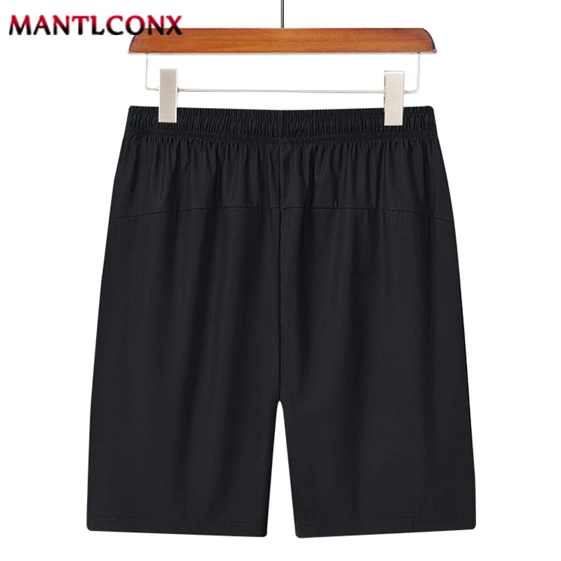 Short de Sport d'été pour hommes, vêtements de Sport Cool, Shorts de course, bas décontracté, Fitness, entraînement, Jogging, pantalons courts pour hommes, noir et gris