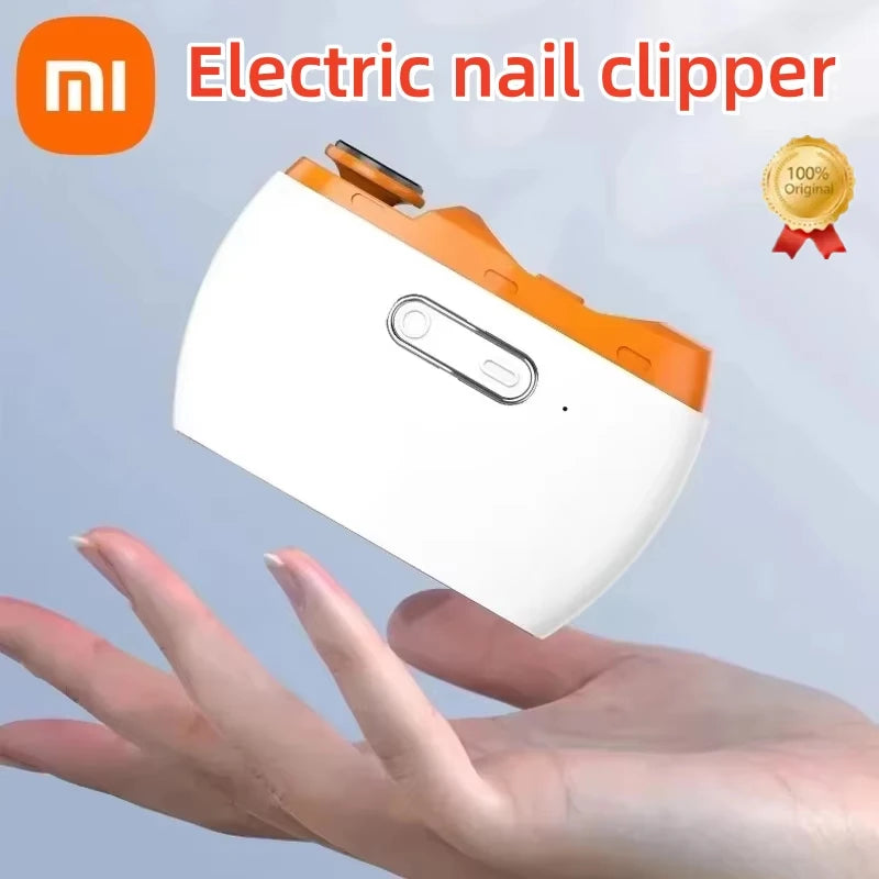 XIAOMI MIJIA 2in1 coupe-ongles électrique intelligent automatique poli armure garniture coupe-ongles adapté coupe-ongles pour les enfants
