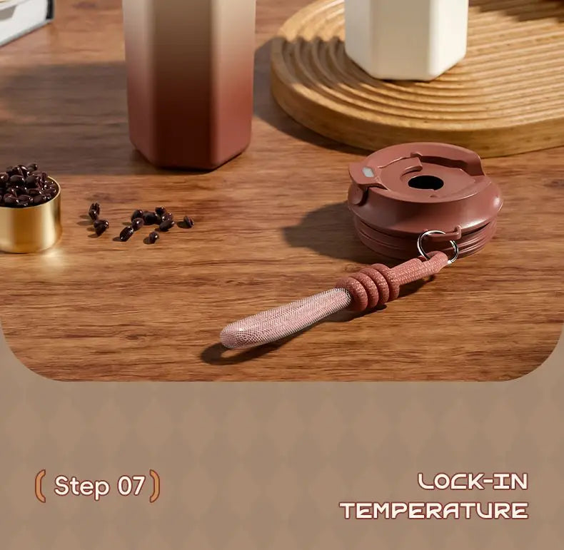 NRMEI-Tasse isotherme en céramique pour étudiants, tasse à thé au lait, tasse à eau de bureau, haute beauté, hommes et femmes