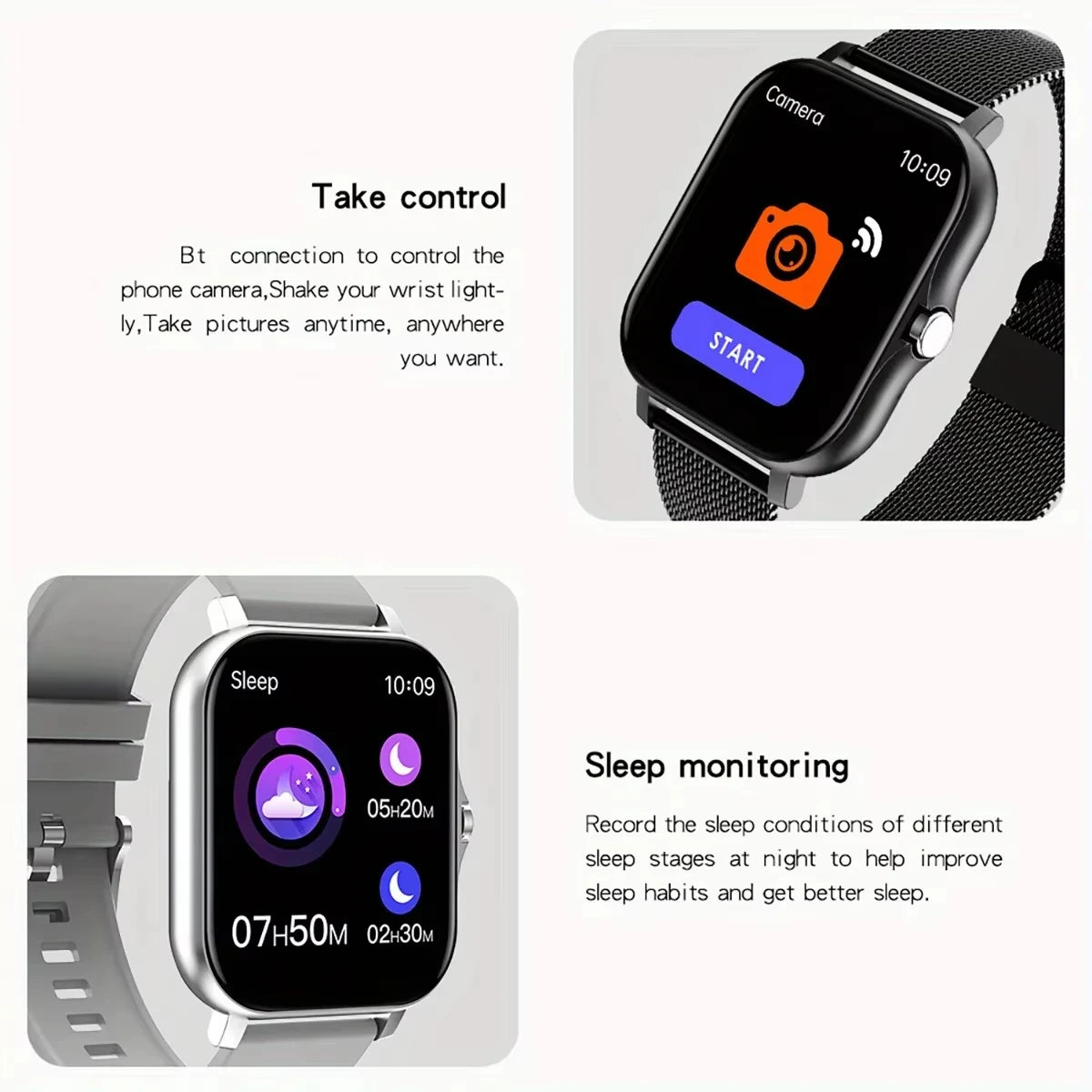LAXASFIT 2025 nouvelle montre intelligente Bluetooth parler plein écran tactile moniteur de fréquence cardiaque sport Fitness montre intelligente hommes femmes cadeau