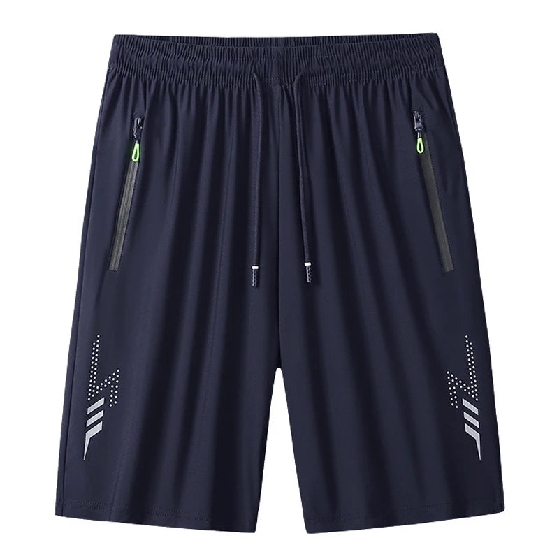 Short de Sport d'été pour hommes, vêtements de Sport Cool, Shorts de course, bas décontracté, Fitness, entraînement, Jogging, pantalons courts pour hommes, noir et gris