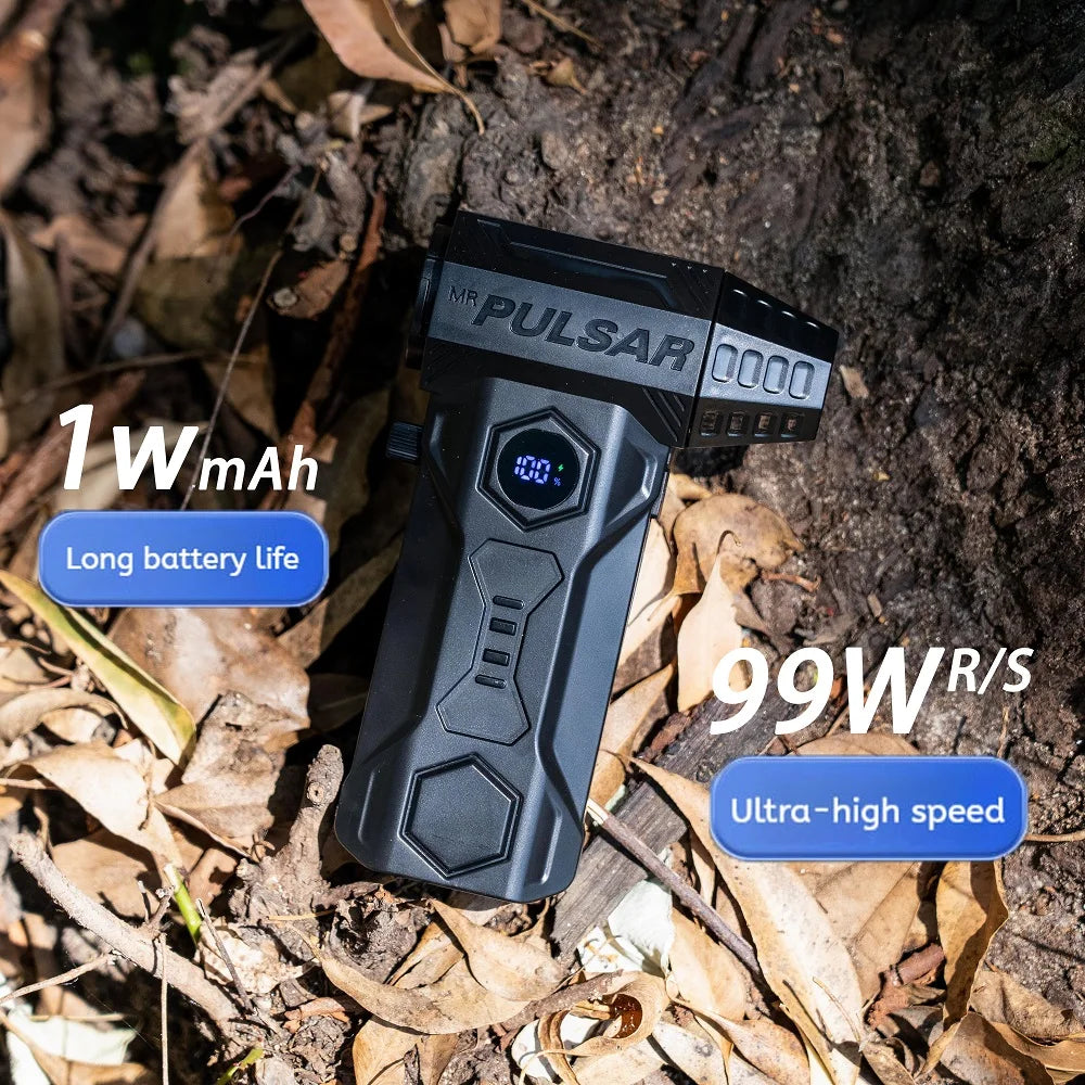 Xiaomi X11ProMAX Turbo Jet ventilateur 990000 tr/min puissant ventilateur d'air moteur sans brosse Turbo ventilateur vent Speed75 m/s 10000 mAh brise forte