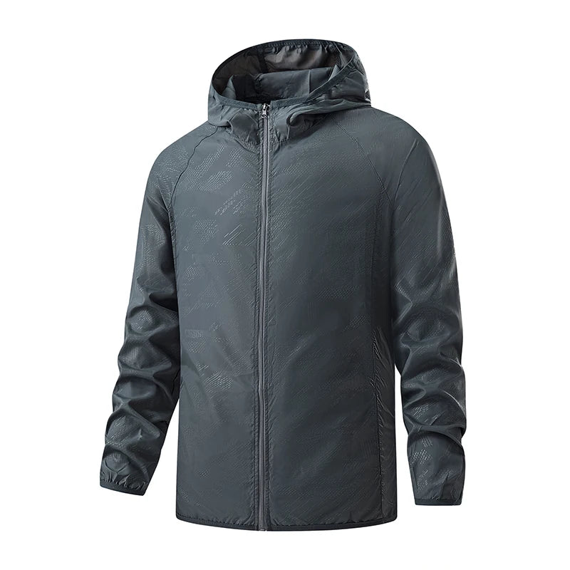 JNLN-Vestes de randonnée imperméables unisexes, coupe-vent de protection solaire, manteau de pluie extérieur, vêtements portables, camping et escalade, hommes et femmes