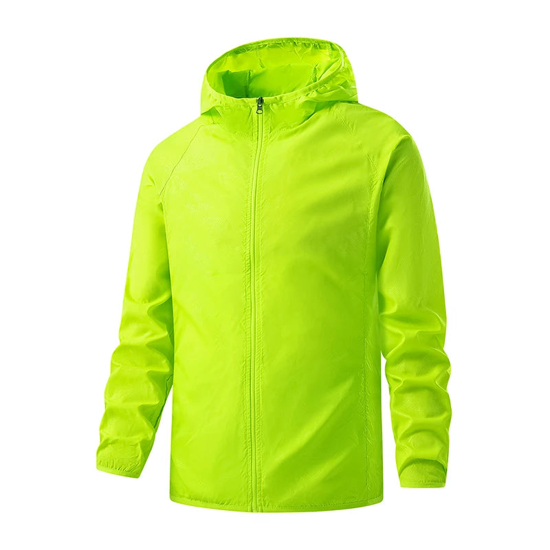 JNLN-Vestes de randonnée imperméables unisexes, coupe-vent de protection solaire, manteau de pluie extérieur, vêtements portables, camping et escalade, hommes et femmes