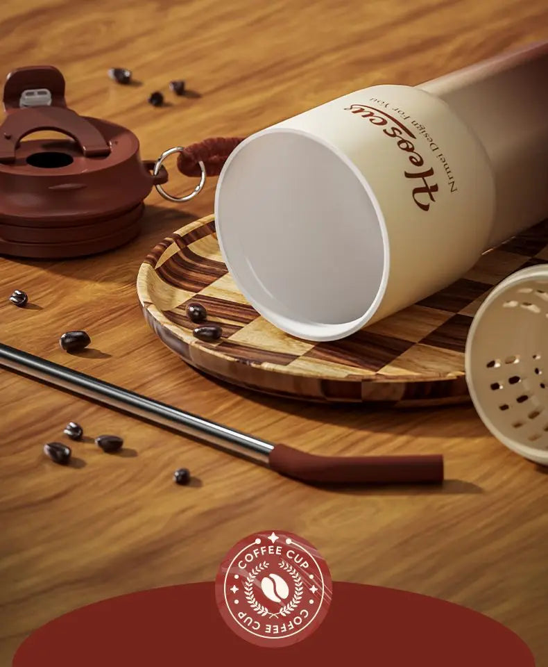 NRMEI-Tasse isotherme en céramique pour étudiants, tasse à thé au lait, tasse à eau de bureau, haute beauté, hommes et femmes